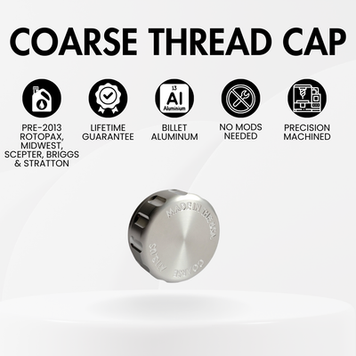 Coarse Thread Cap